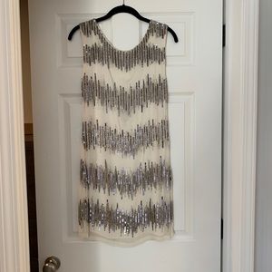Worn once Alice + Olivia sequin shift dress